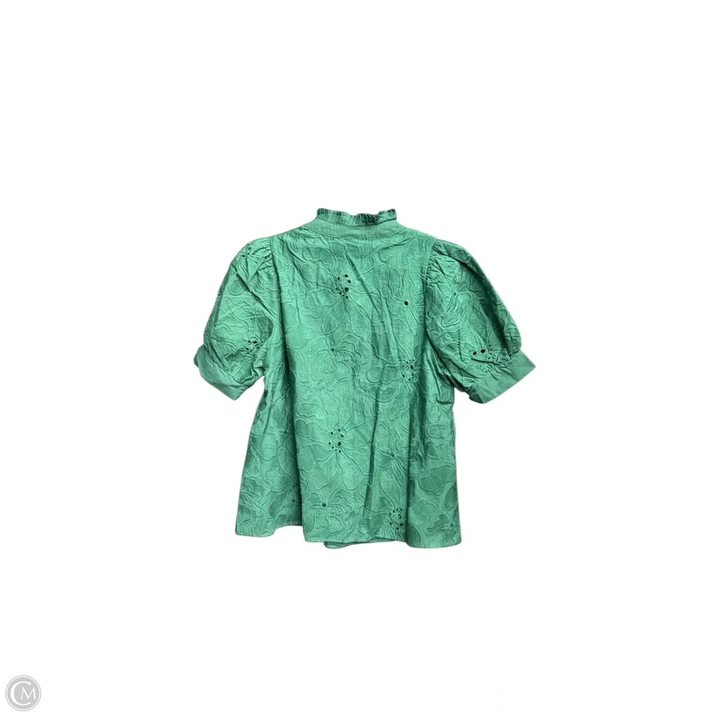 Top Short Sleeve By Entro In Green, Size: M