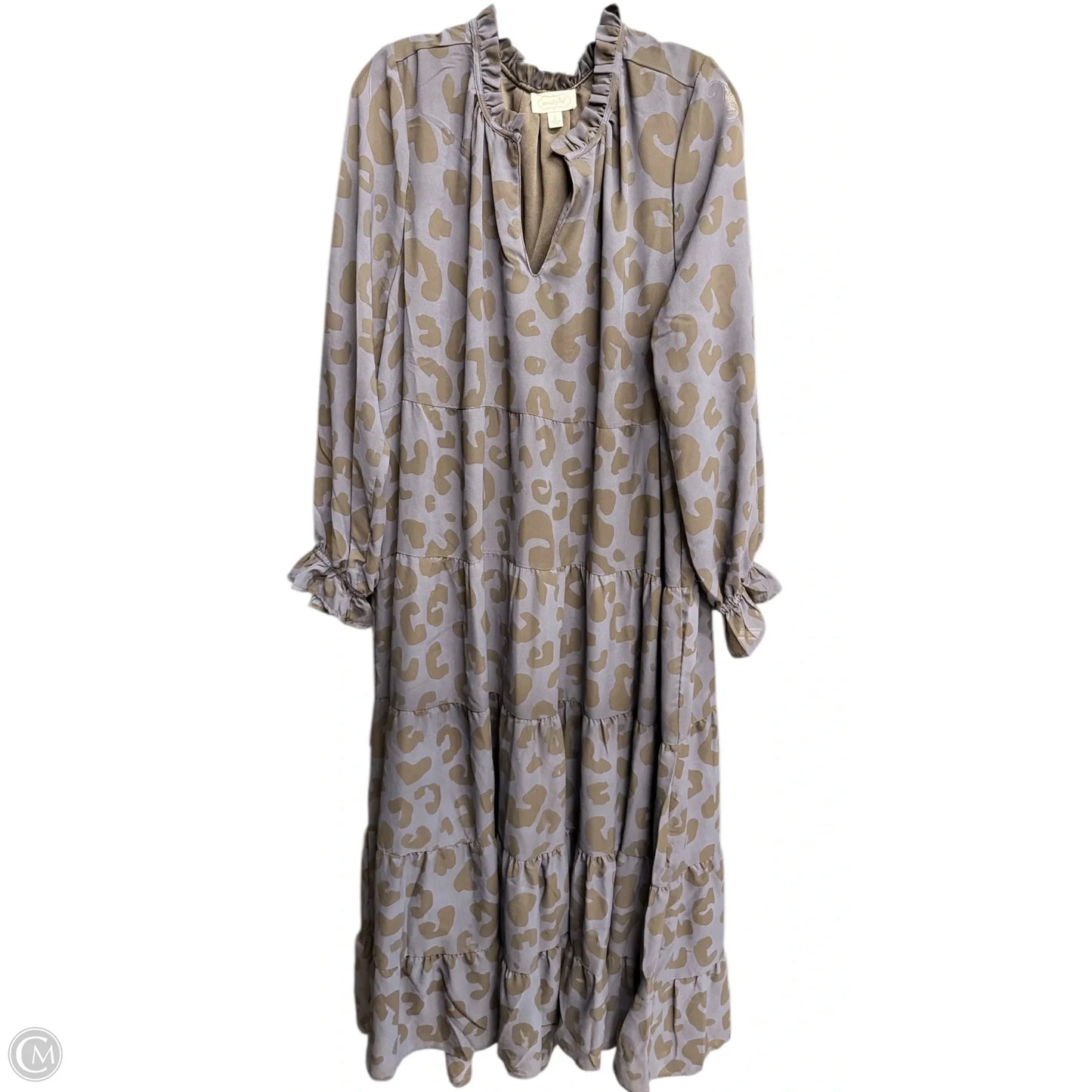 Dress Casual Maxi By Mudpie In Animal Print, Size: L