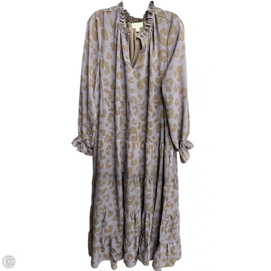 Dress Casual Maxi By Mudpie In Animal Print, Size: L