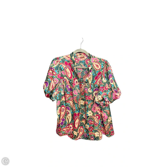 Top Short Sleeve By Entro In Floral Print, Size: M