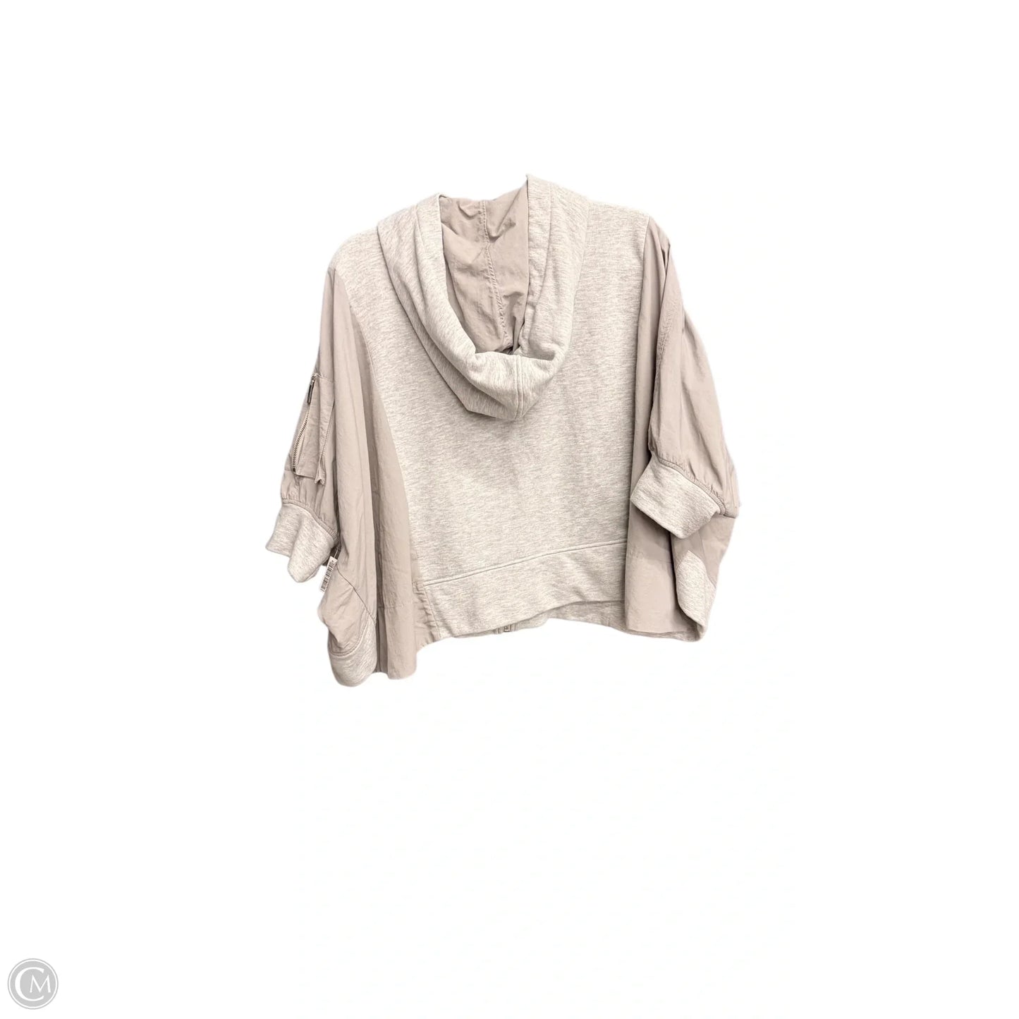 Sweatshirt Hoodie By Clothes Mentor In Grey, Size: M