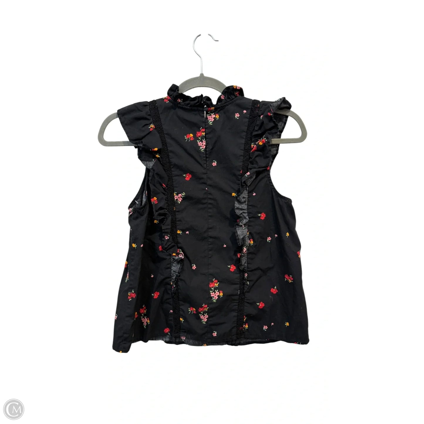 Top Sleeveless By Who What Wear In Floral Print, Size: Xs