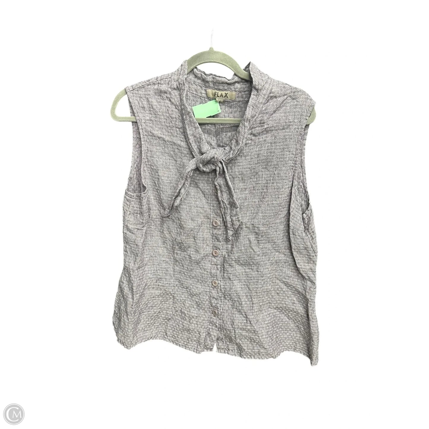 Top Sleeveless By Flax In Purple, Size: M