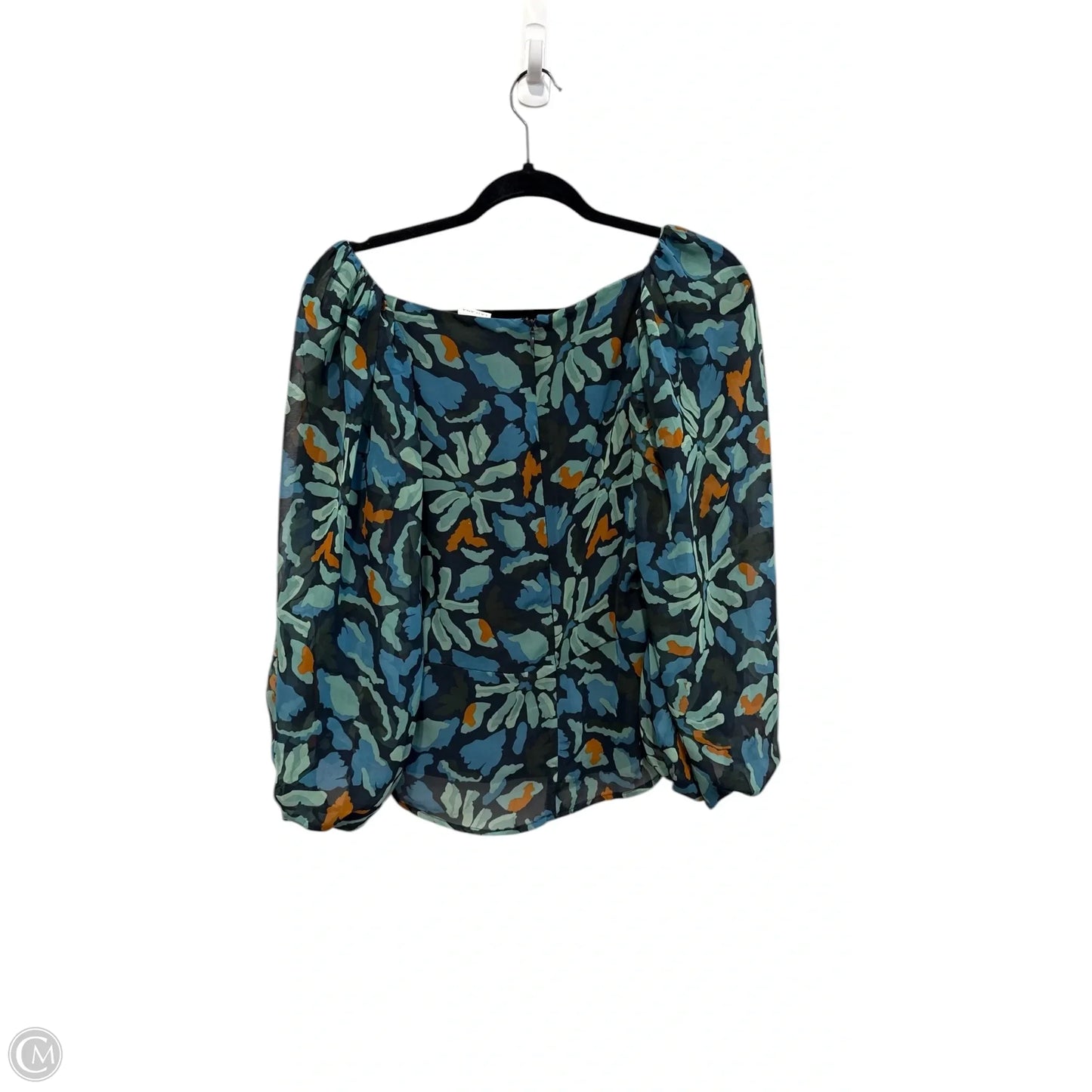 Top Long Sleeve By Lascana In Floral Print, Size: M