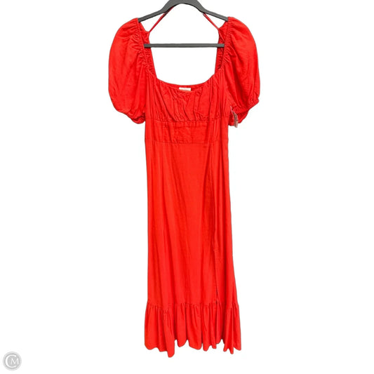 Dress Casual Maxi By Blu Pepper In Red, Size: M