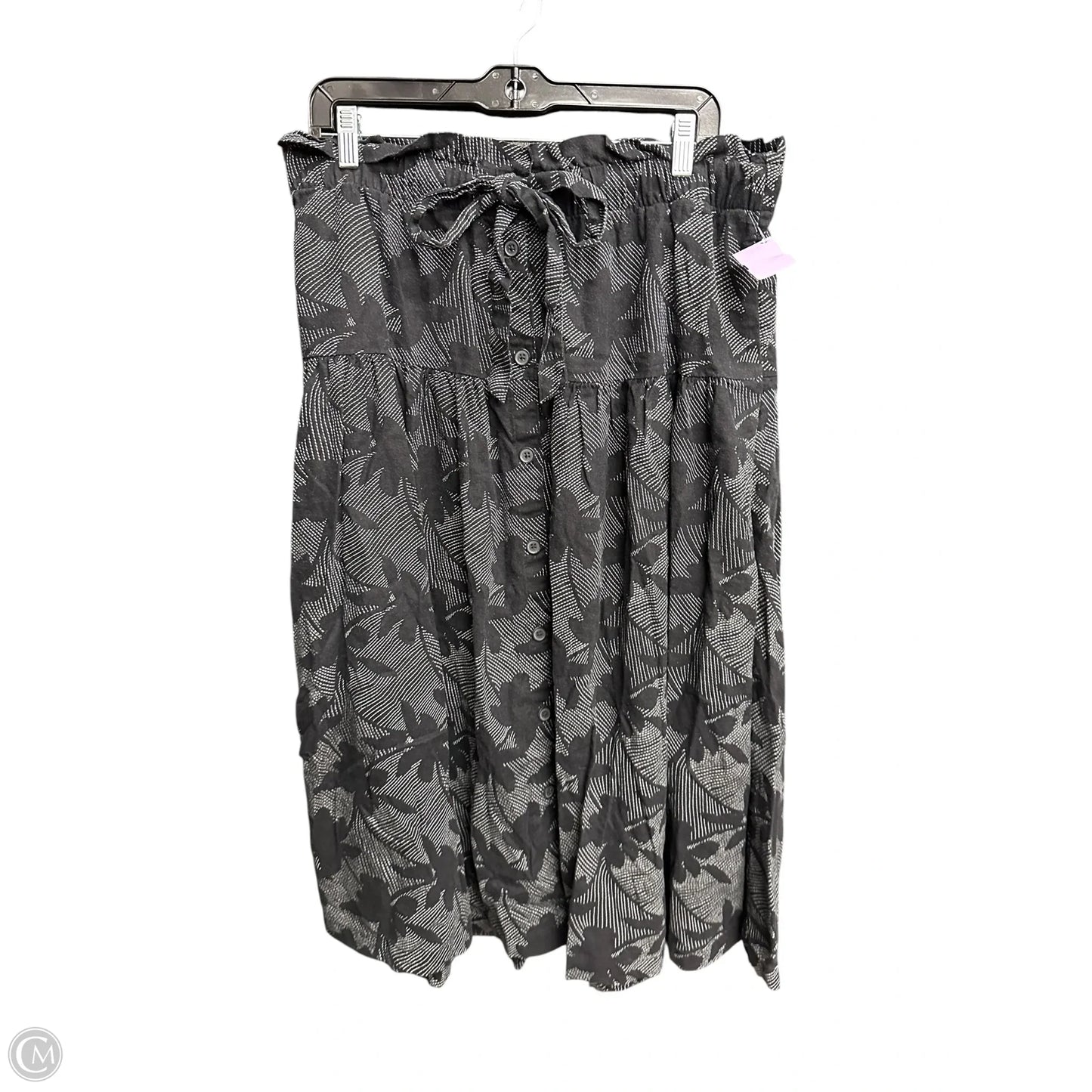 Skirt Midi By Universal Thread In Grey, Size: L