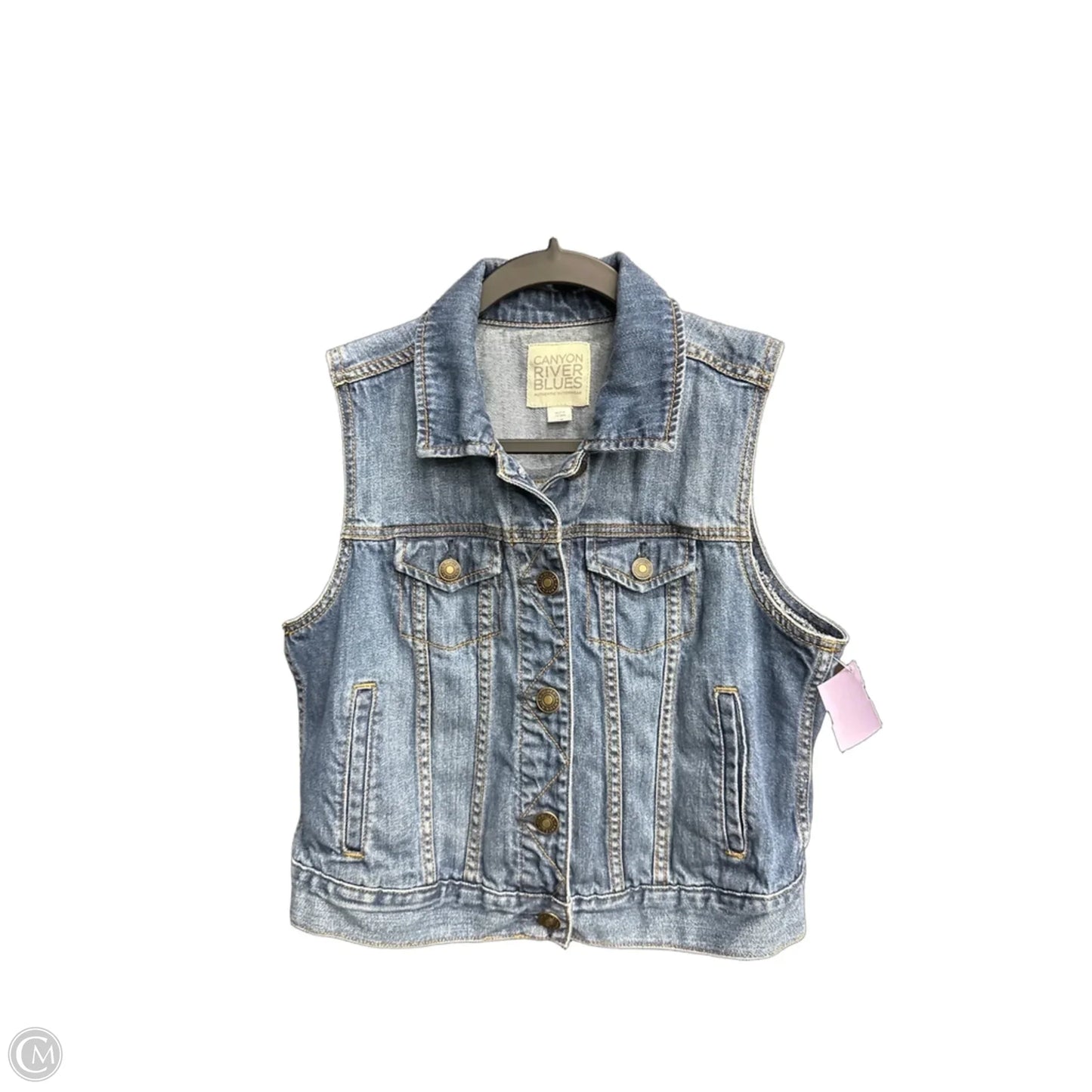 Vest Other By Canyon River Blues In Blue Denim, Size: S