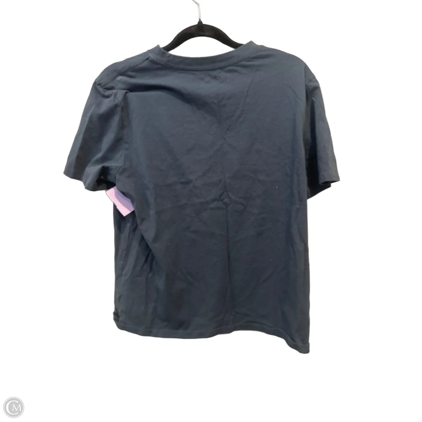 Top Short Sleeve Basic By Calvin Klein In Blue, Size: M