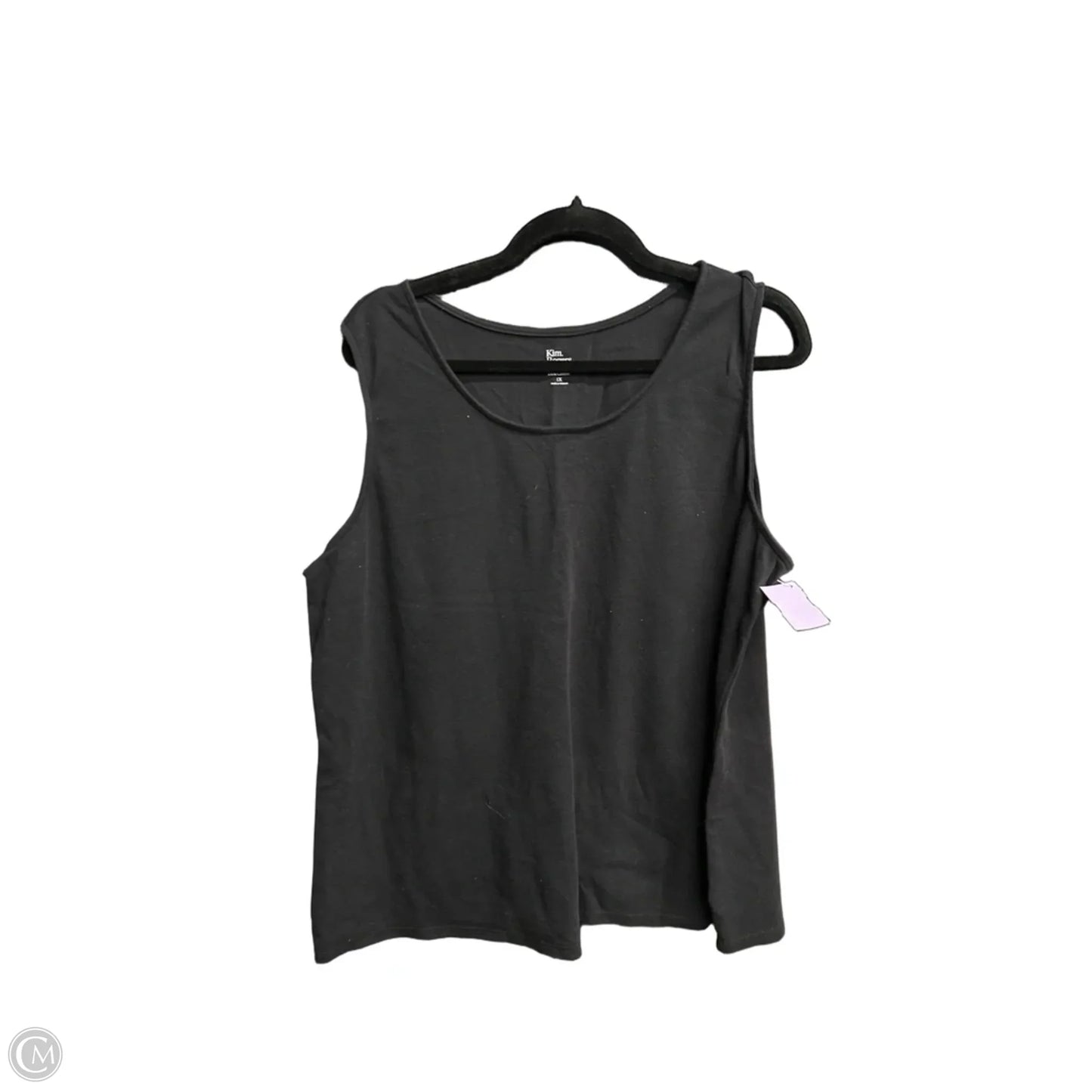 Tank Top By Kim Rogers In Black, Size: Xl