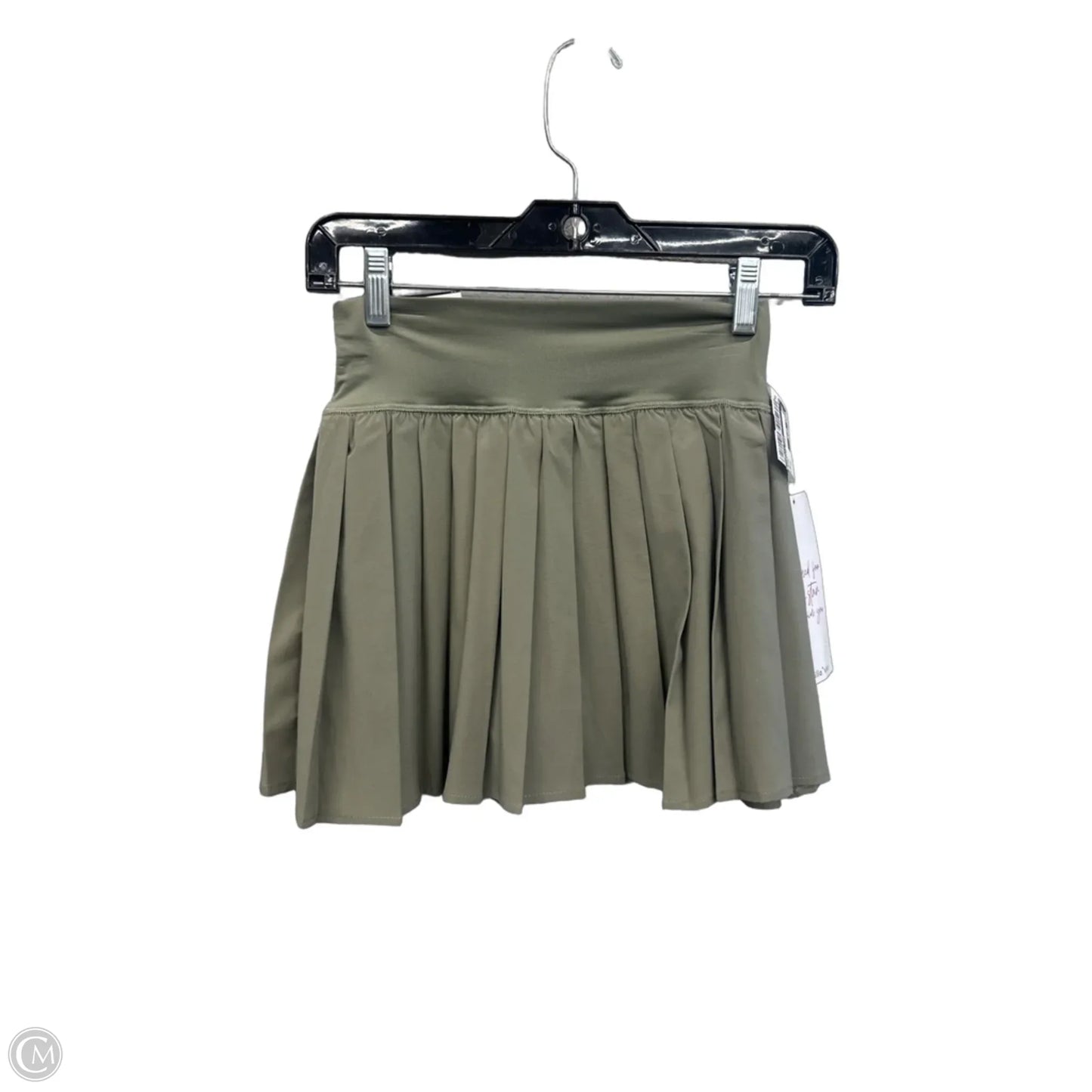 Athletic Skirt By Vanilla Star In Green, Size: Xs