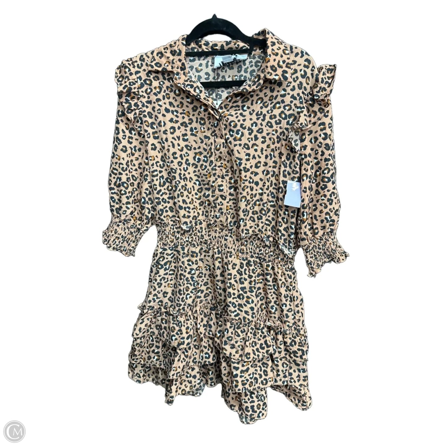 Dress Casual Short By Clothes Mentor In Animal Print, Size: M