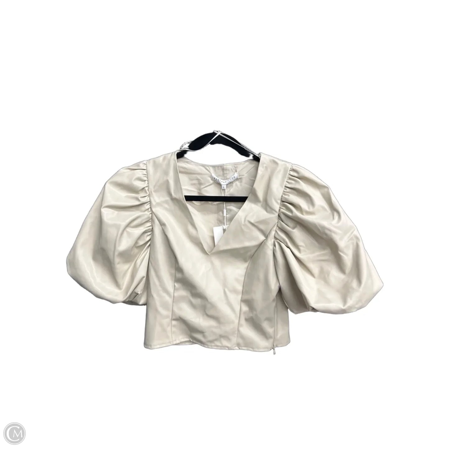 Top Short Sleeve By Endless Rose In Cream, Size: S