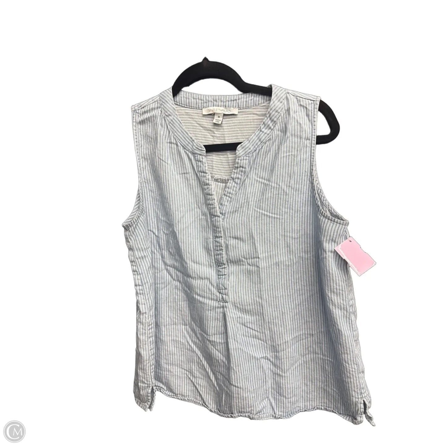 Top Sleeveless By Clothes Mentor In Striped Pattern, Size: M