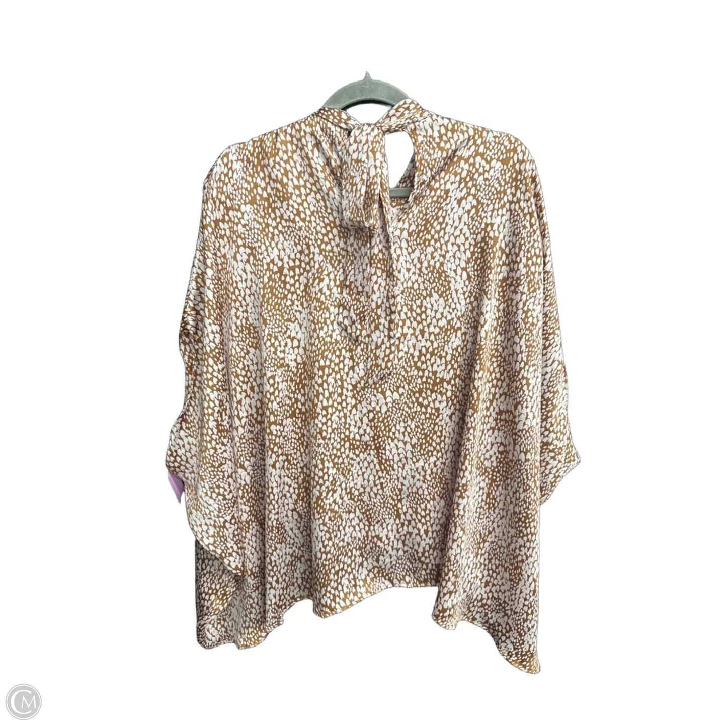 Top Short Sleeve By Vici In Animal Print, Size: M