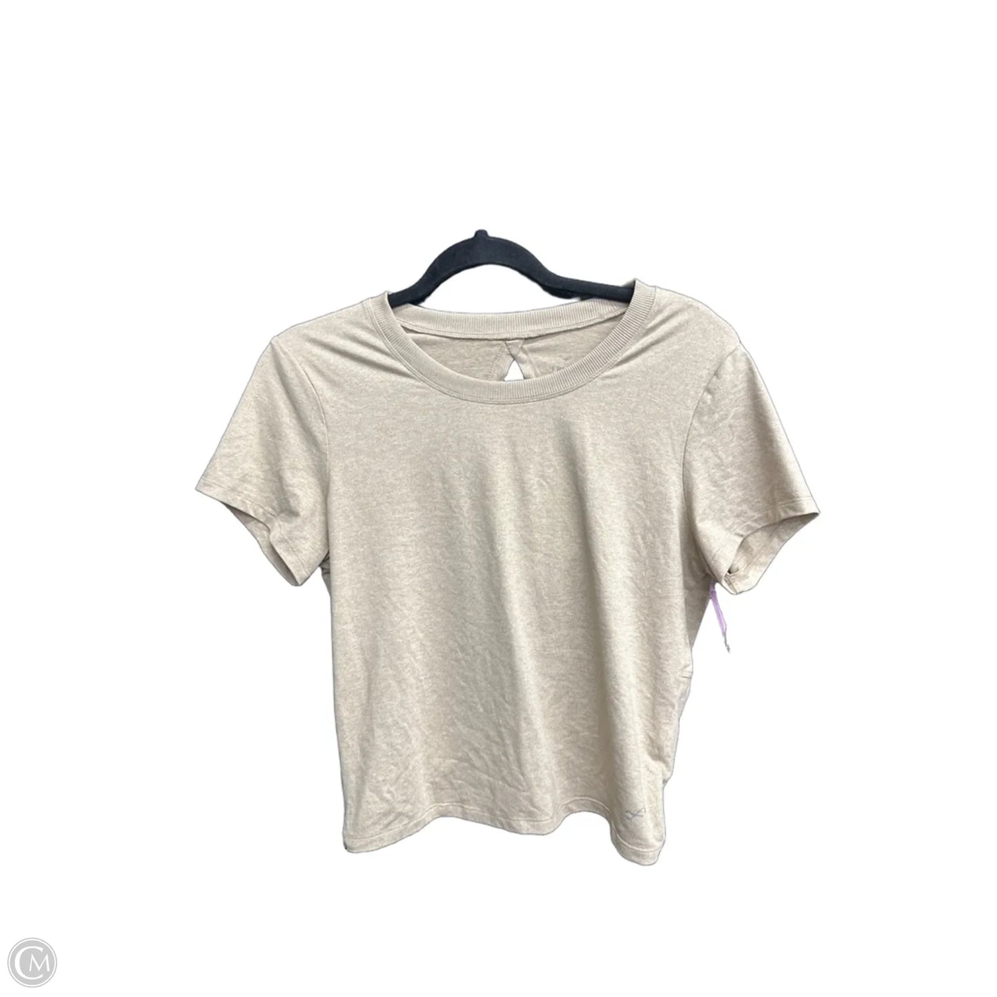 Athletic Top Short Sleeve By Freely In Brown, Size: S