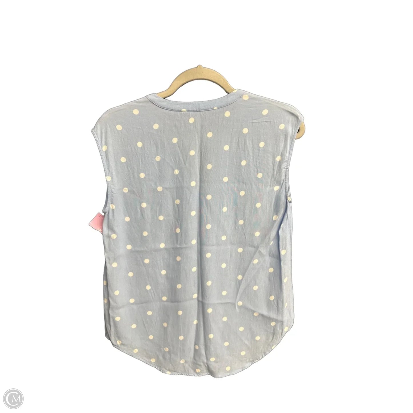 Top Sleeveless By Joules In Polkadot Pattern, Size: S