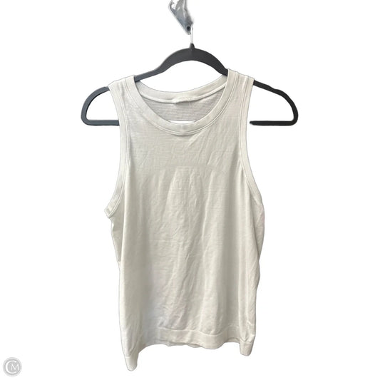 Athletic Tank Top By Lululemon In White, Size: S