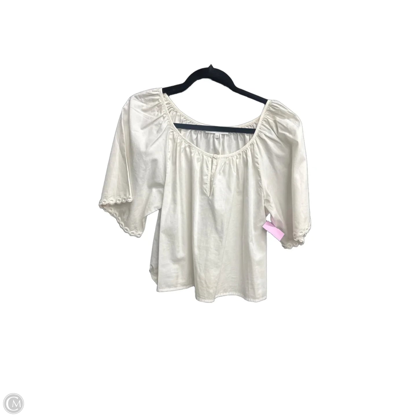 Top Short Sleeve By Corey Lynn Calter In White, Size: M