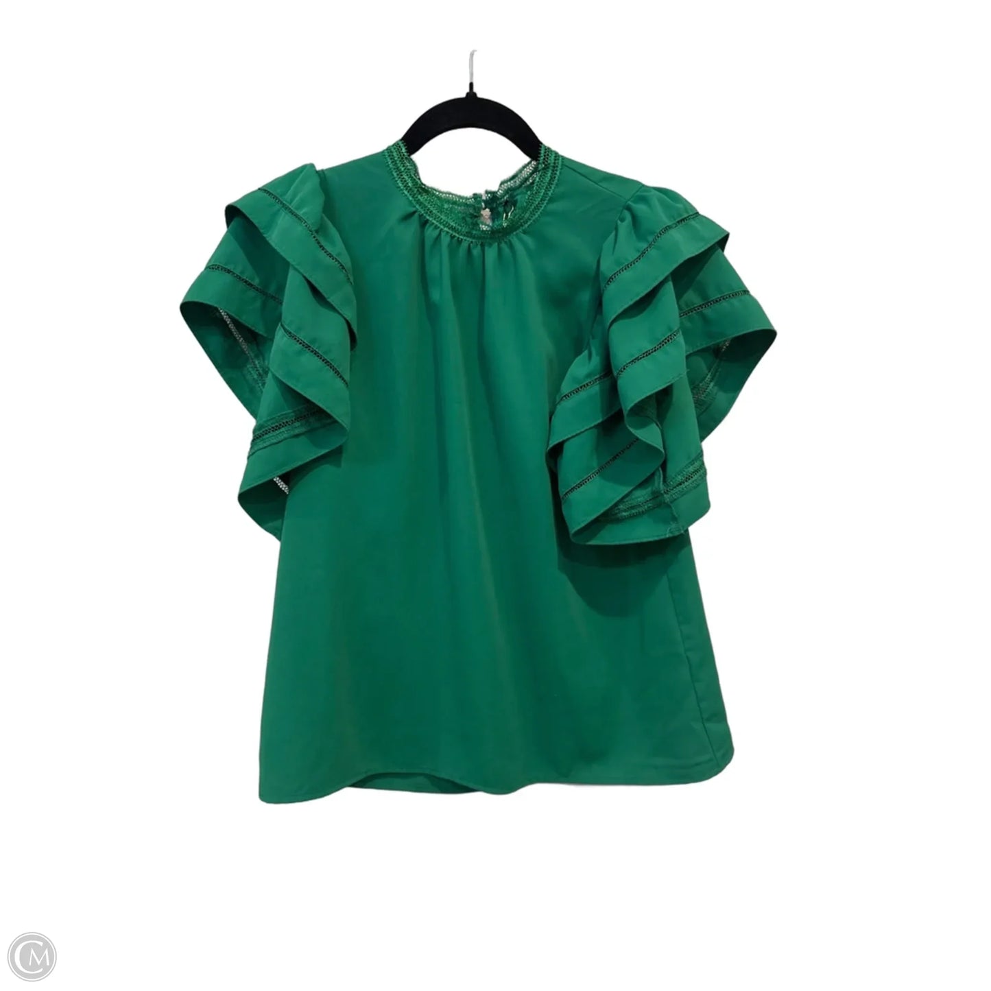 Top Short Sleeve By Clothes Mentor In Green, Size: S