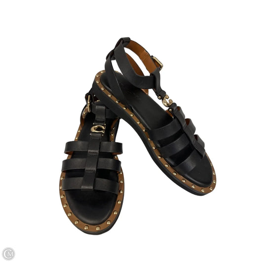 Sandals Designer By Coach In Black, Size: 7