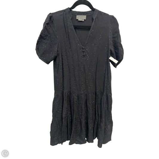 Dress Casual Midi By Anthropologie In Black, Size: Xs