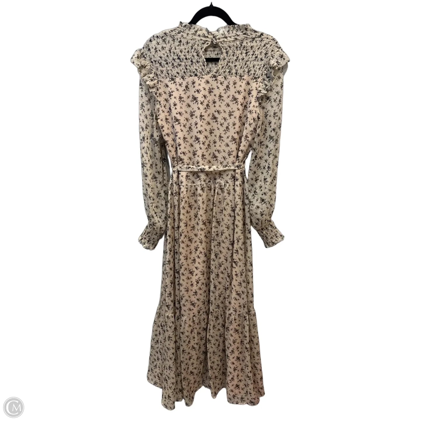 Dress Casual Maxi By English Factory In Brown & Tan, Size: S