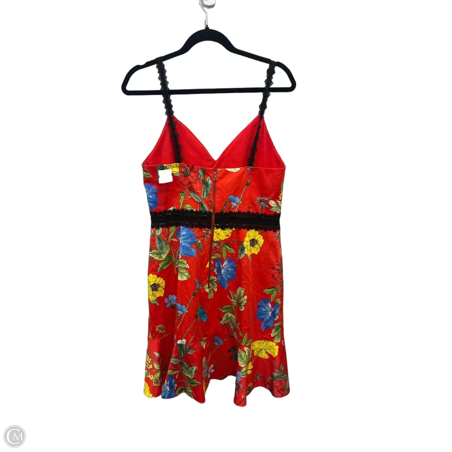 Dress Designer By Alice + Olivia In Floral Print, Size: M