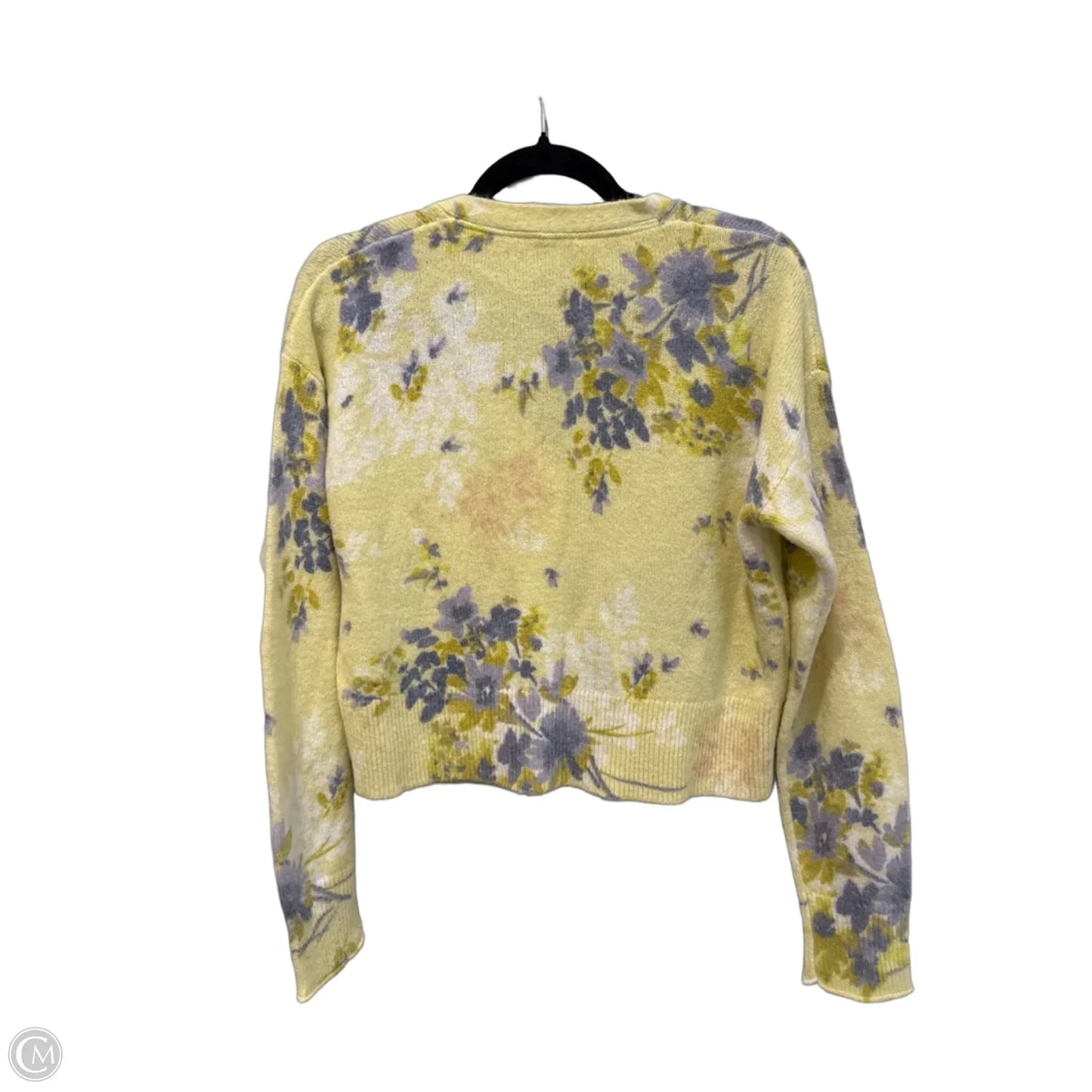 Sweater Cardigan By Sundance In Floral Print, Size: M