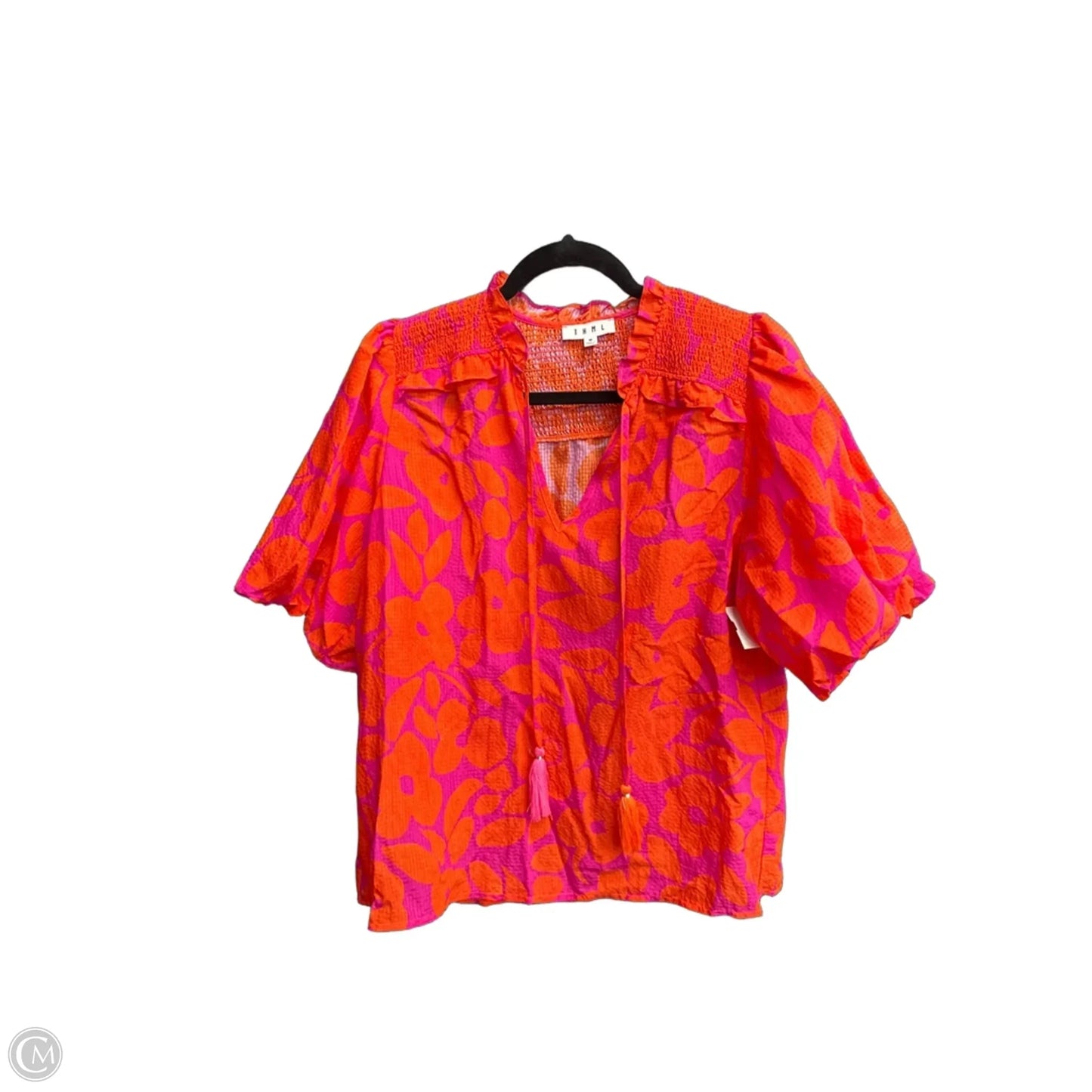 Top Short Sleeve By Thml In Floral Print, Size: M