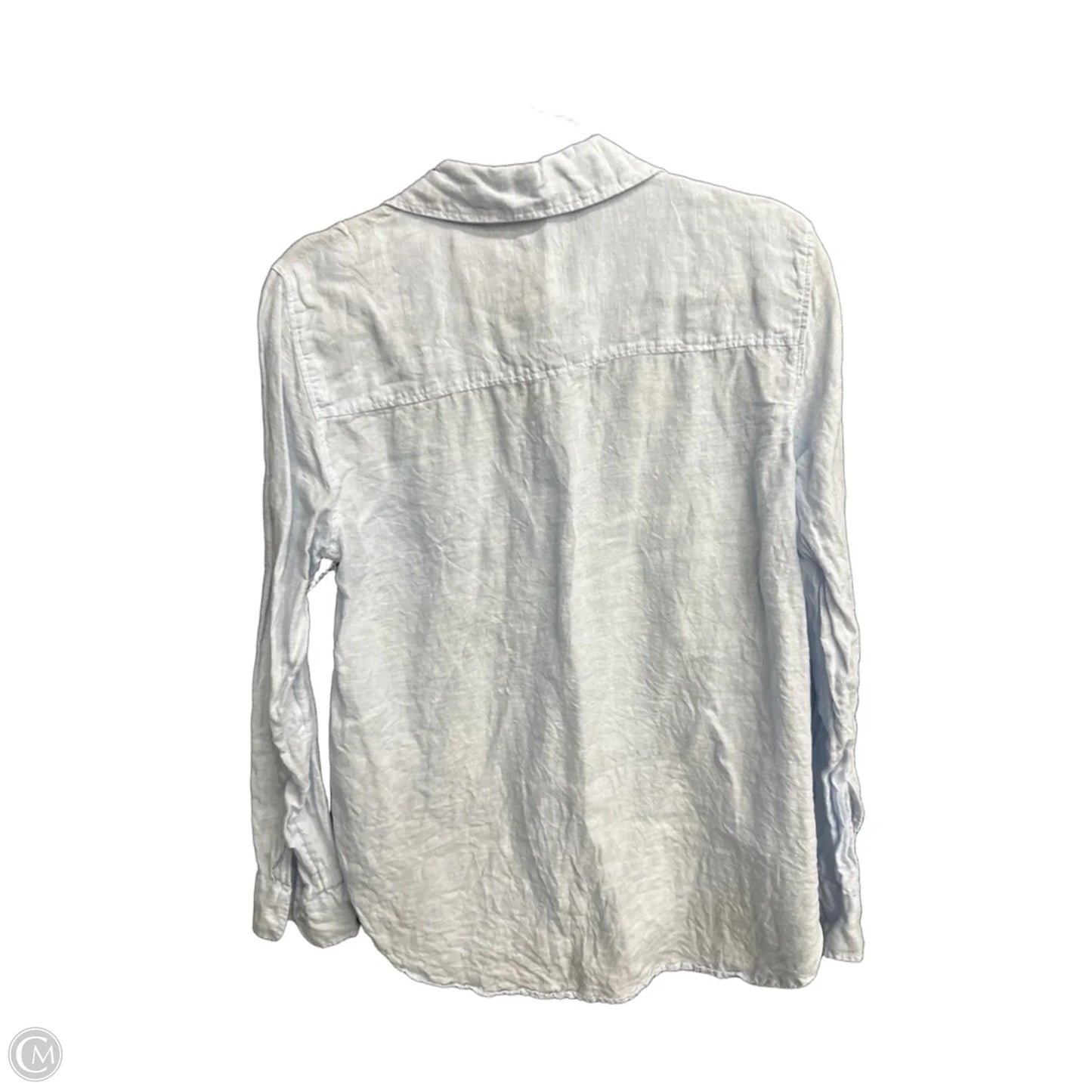 Top Long Sleeve By H&m In Blue, Size: S