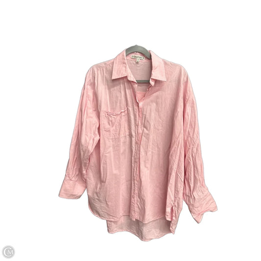 Top Short Sleeve By Clothes Mentor In Pink, Size: M