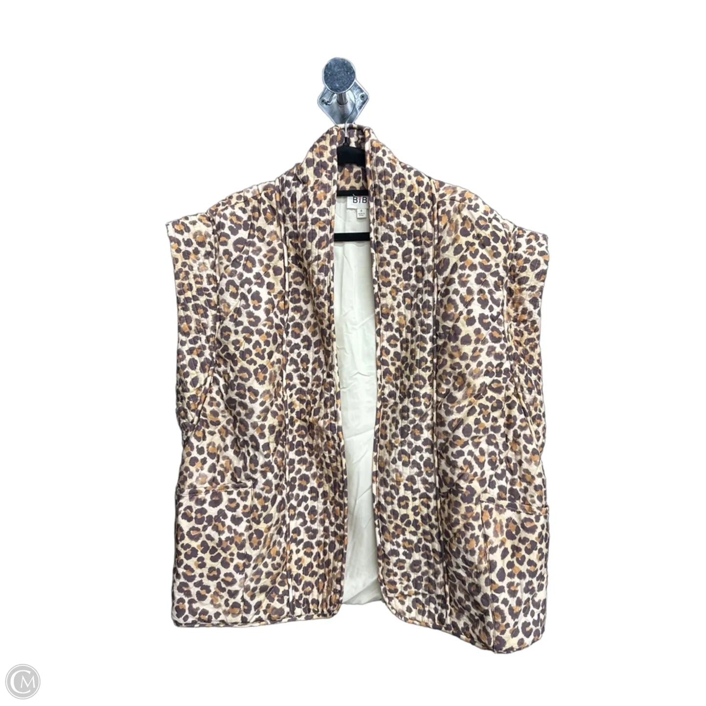 Vest Puffer & Quilted By Clothes Mentor In Animal Print, Size: S