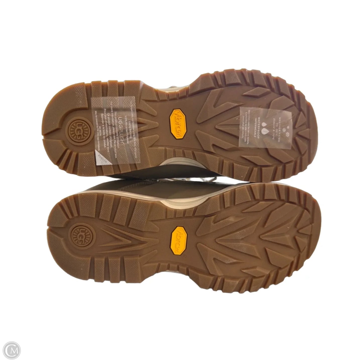 Boots Designer By Ugg In Brown, Size: 5.5
