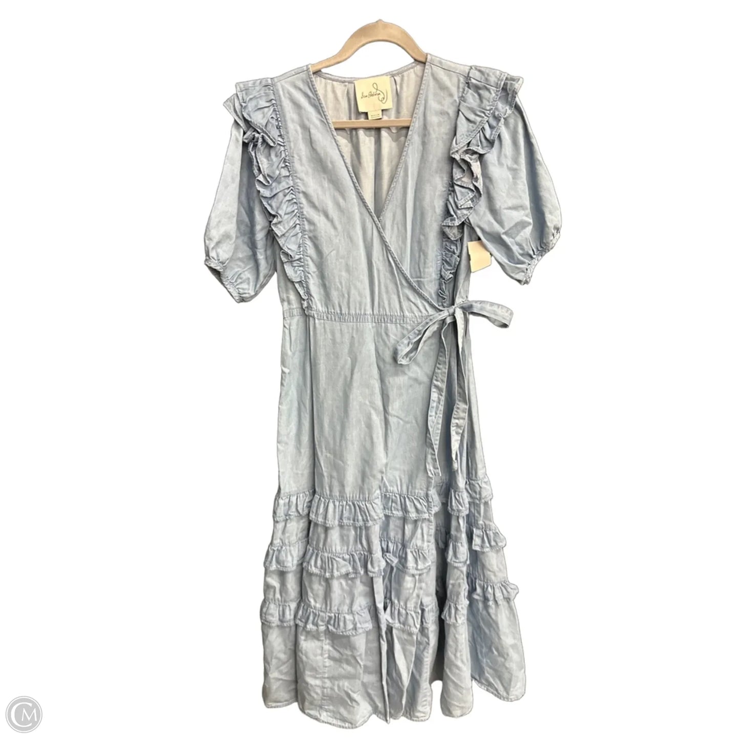 Dress Casual Maxi By Sam Edelman In Blue Denim, Size: M