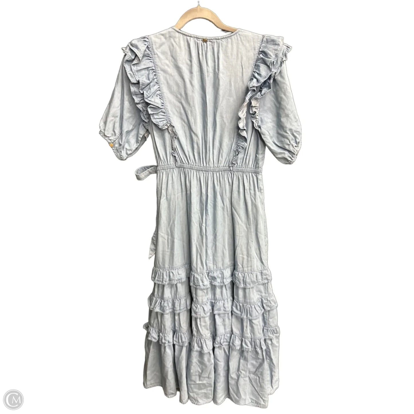 Dress Casual Maxi By Sam Edelman In Blue Denim, Size: M