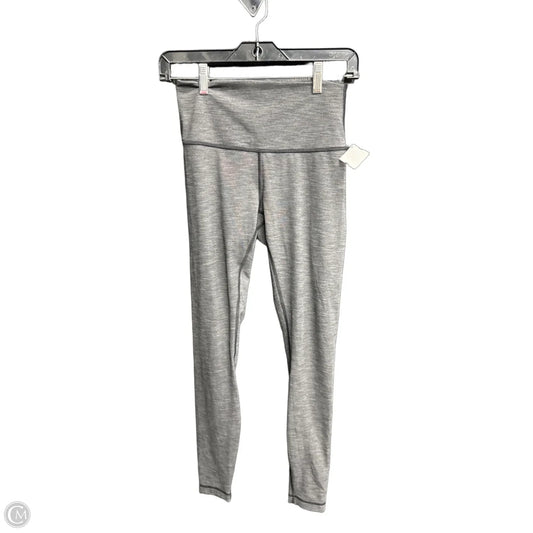 Athletic Leggings By Lululemon In Silver, Size: S
