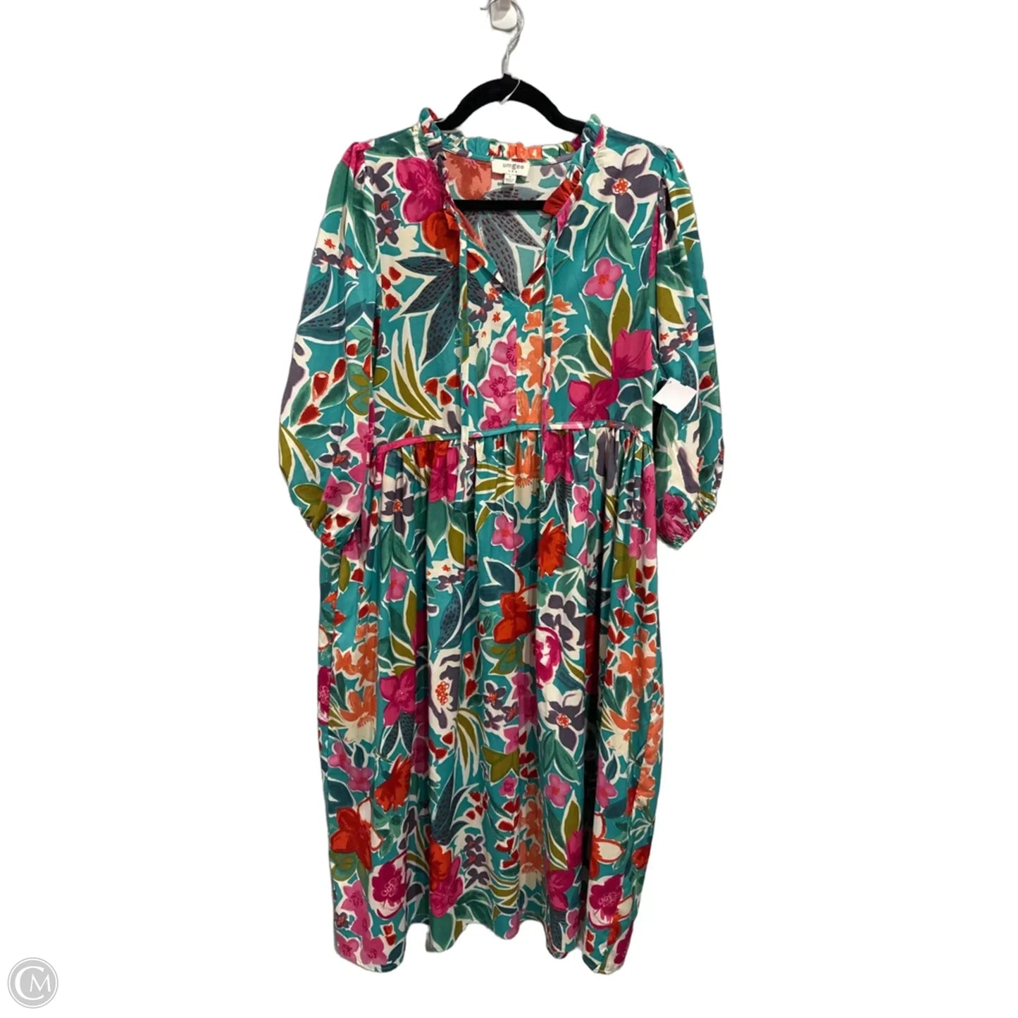 Dress Casual Midi By Umgee In Floral Print, Size: S