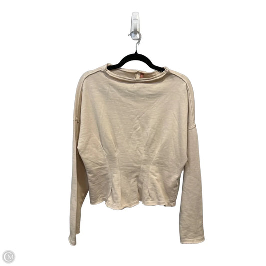 Top Long Sleeve By Pilcro In Cream, Size: S