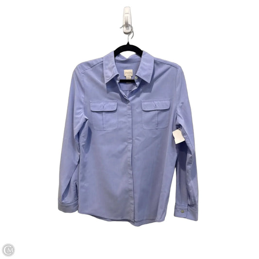 Top Long Sleeve By Chicos In Blue, Size: S