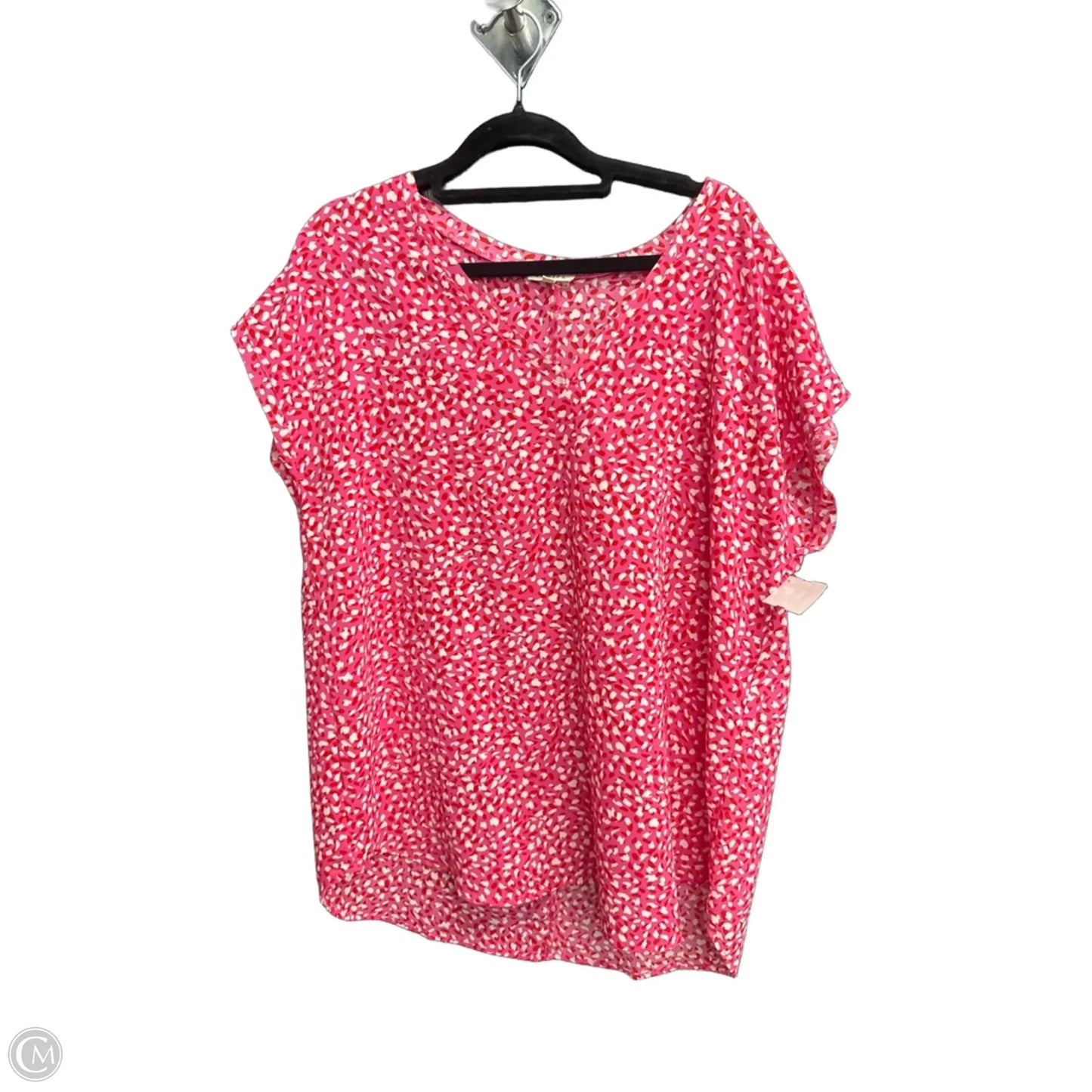 Top Short Sleeve By Jodifl In Pink & Red, Size: M