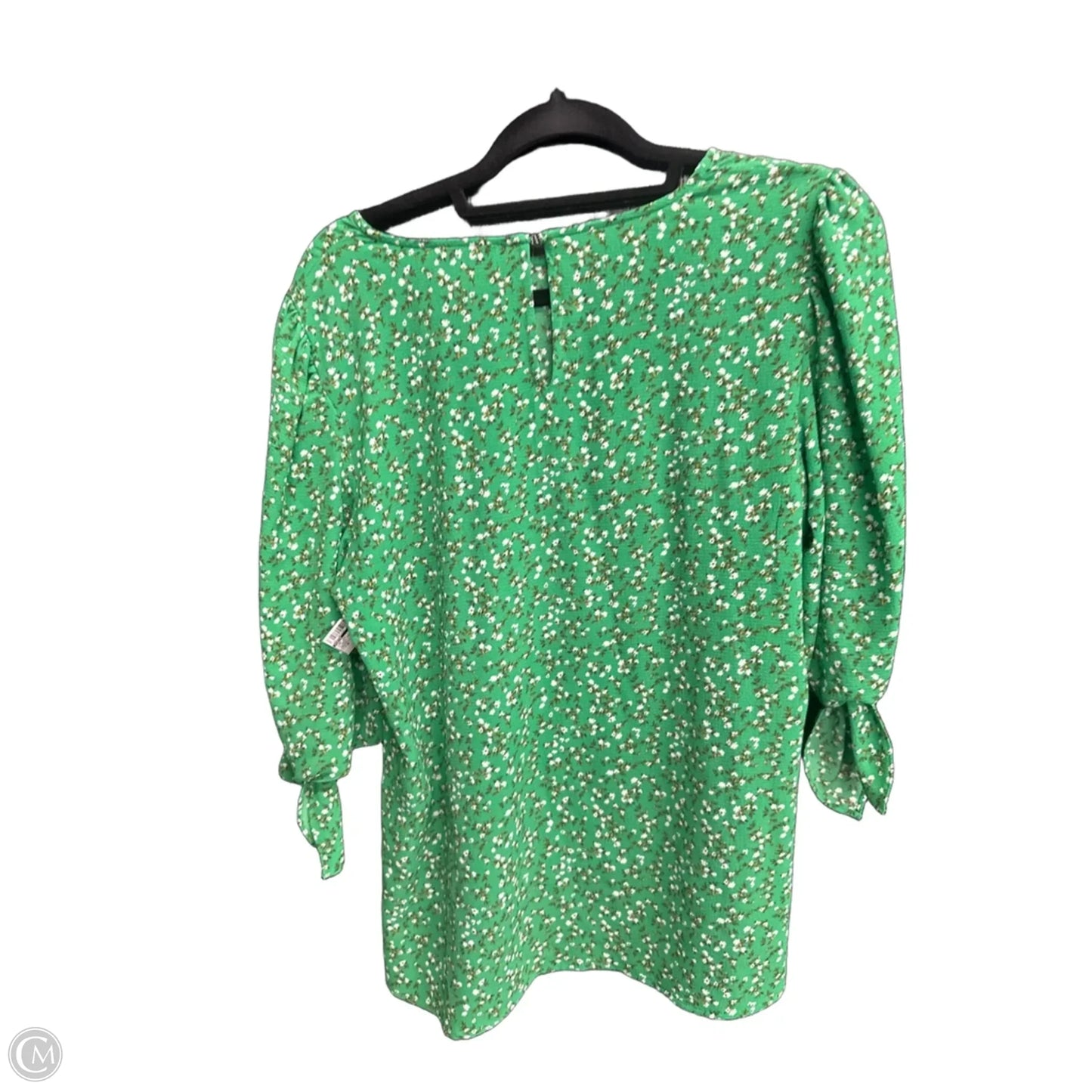 Top Short Sleeve By Cece In Floral Print, Size: M