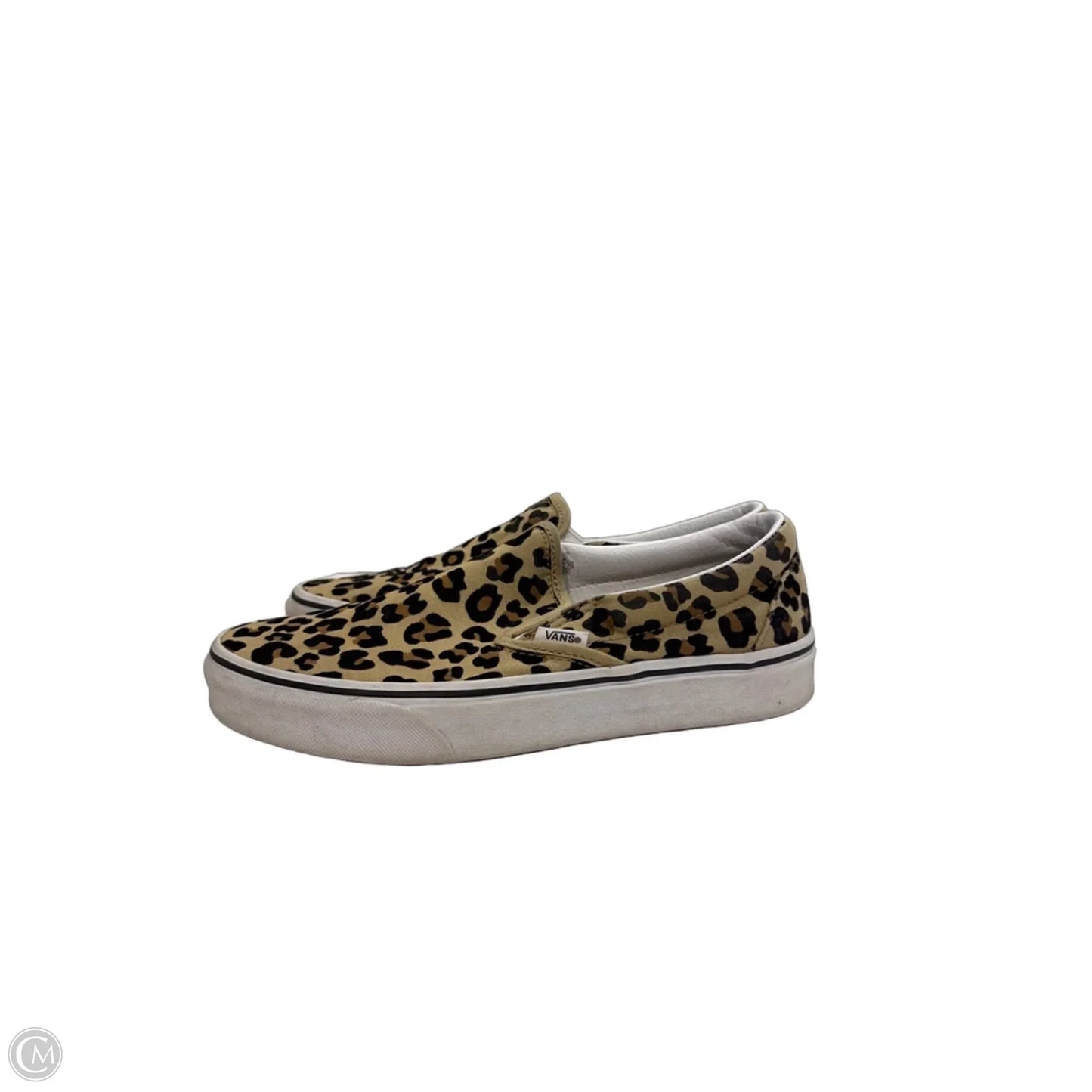 Shoes Flats By Vans In Animal Print, Size: 8