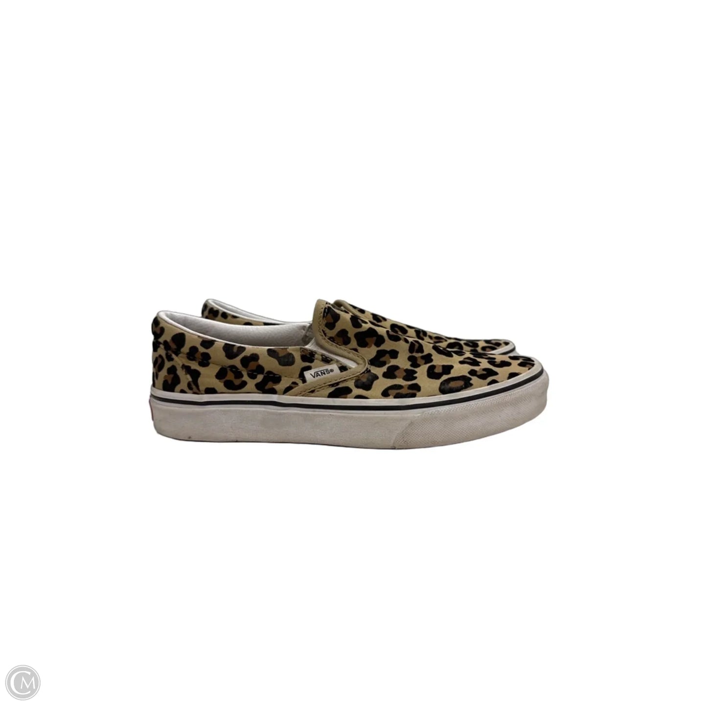 Shoes Flats By Vans In Animal Print, Size: 8
