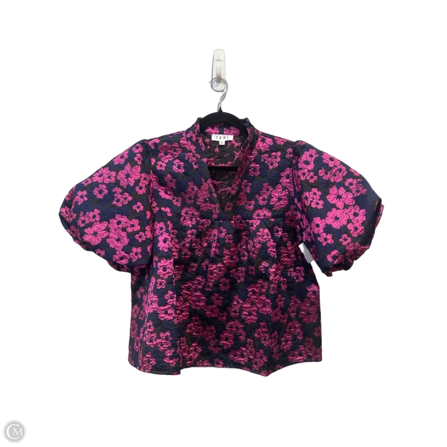 Top Short Sleeve By Thml In Floral Print, Size: M