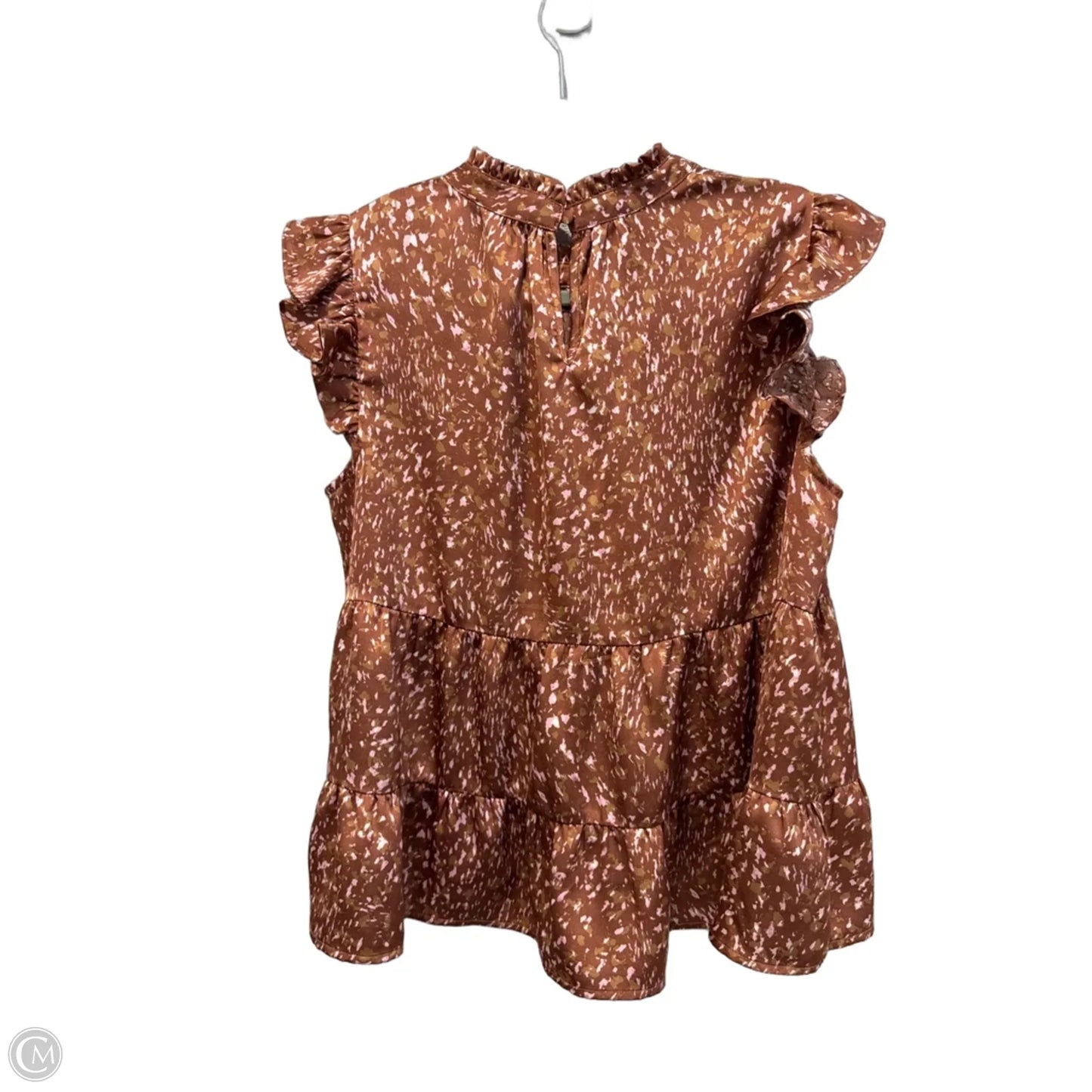 Top Sleeveless By Thml In Brown, Size: S