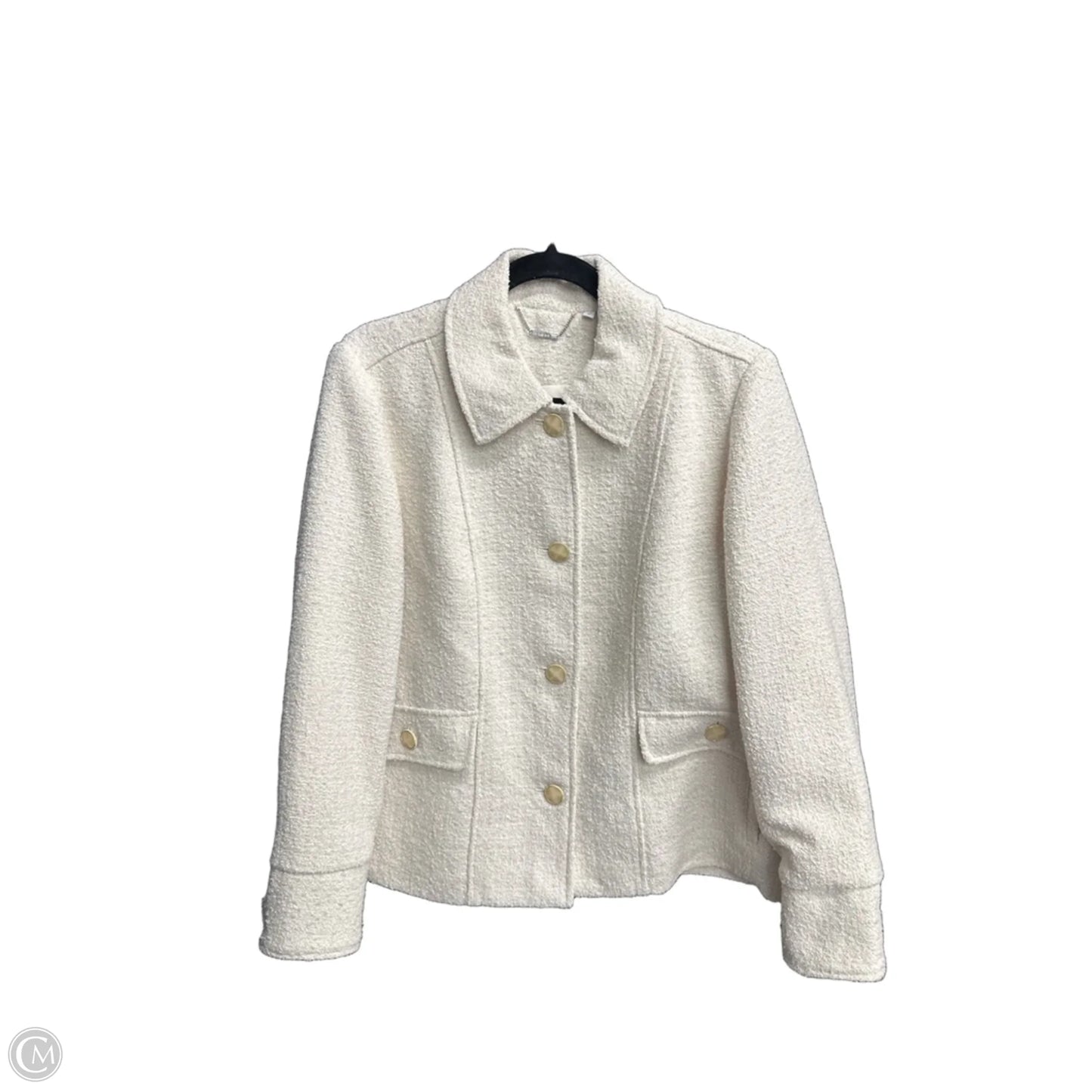 Blazer By Chicos In Cream, Size: M