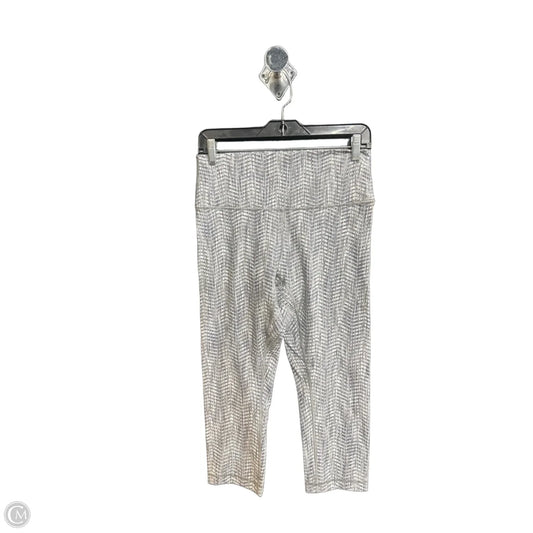 Athletic Capris By Lululemon In Grey, Size: M