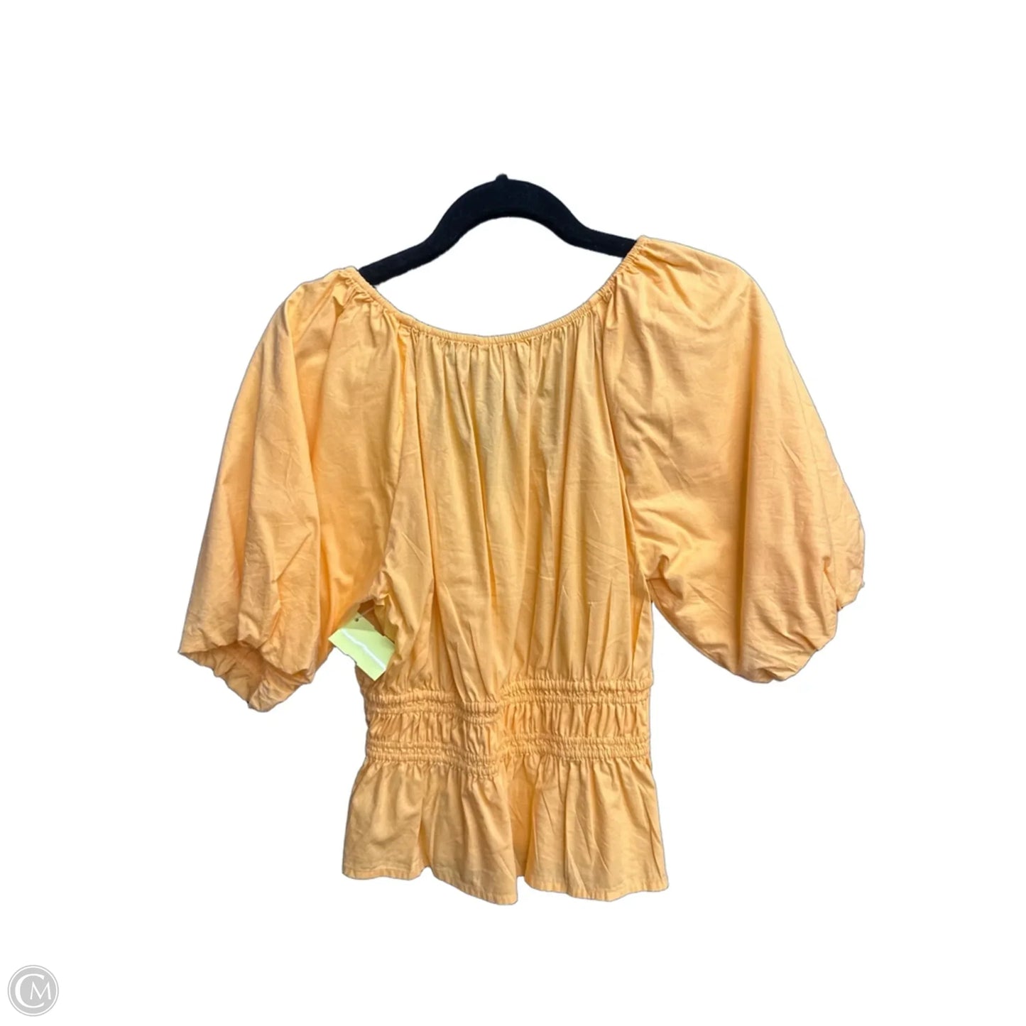 Top Short Sleeve By Loft In Orange, Size: M