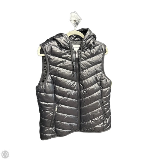 Vest Puffer & Quilted By Calvin Klein In Black, Size: M