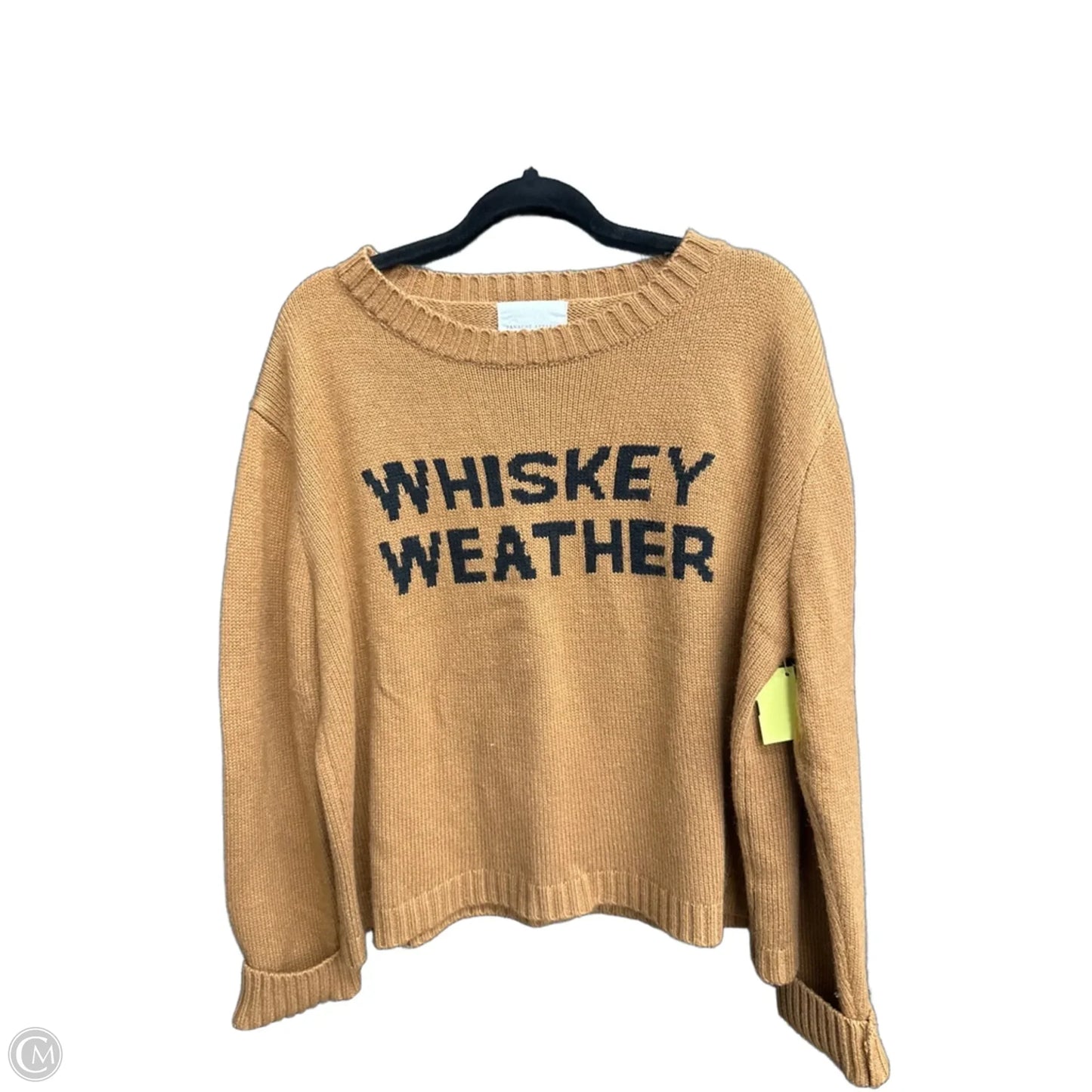 Sweater By Clothes Mentor In Brown, Size: M
